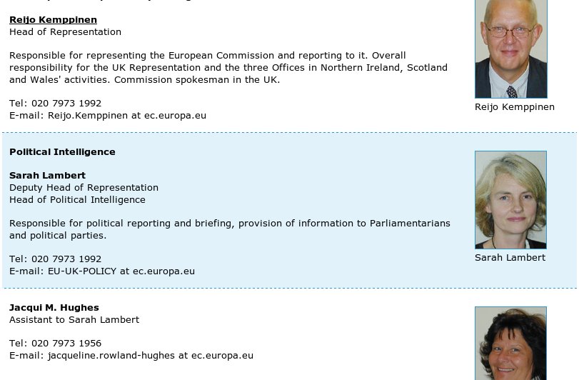 Sarah Lambert, Head of Political Intelligence, EU Office in London